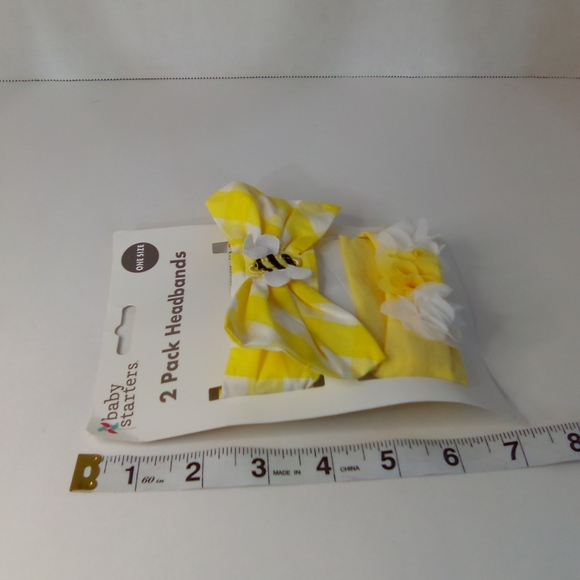 Baby Starters Bumblebee Baby Headbands Set of 2 Never Used - Picture 4 of 5
